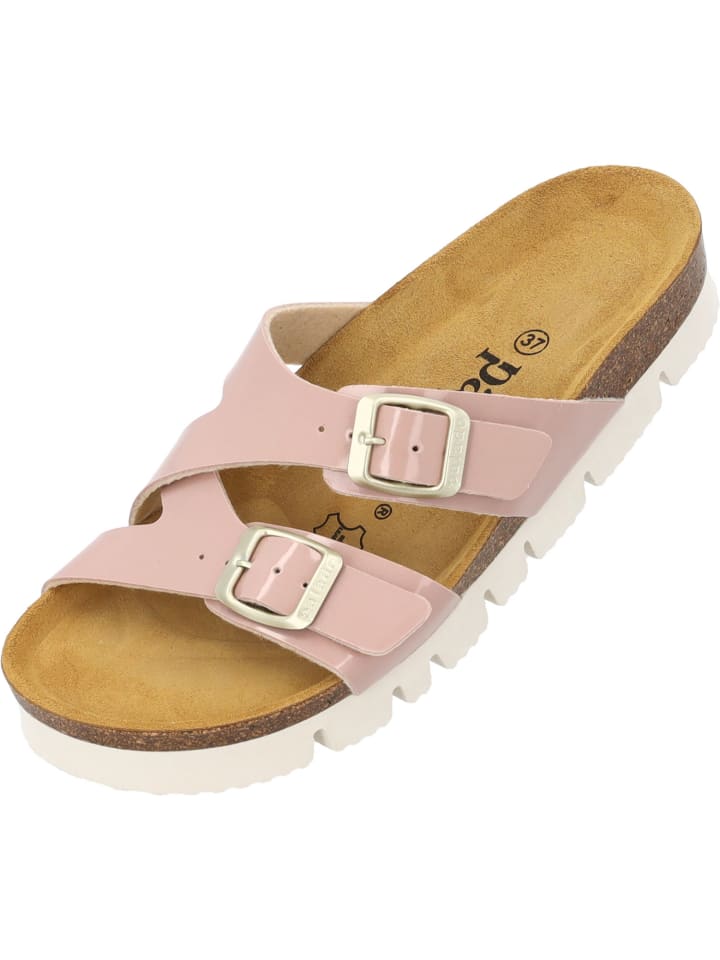 Plateau-Pantoletten Arrila PL in Rosa Lack