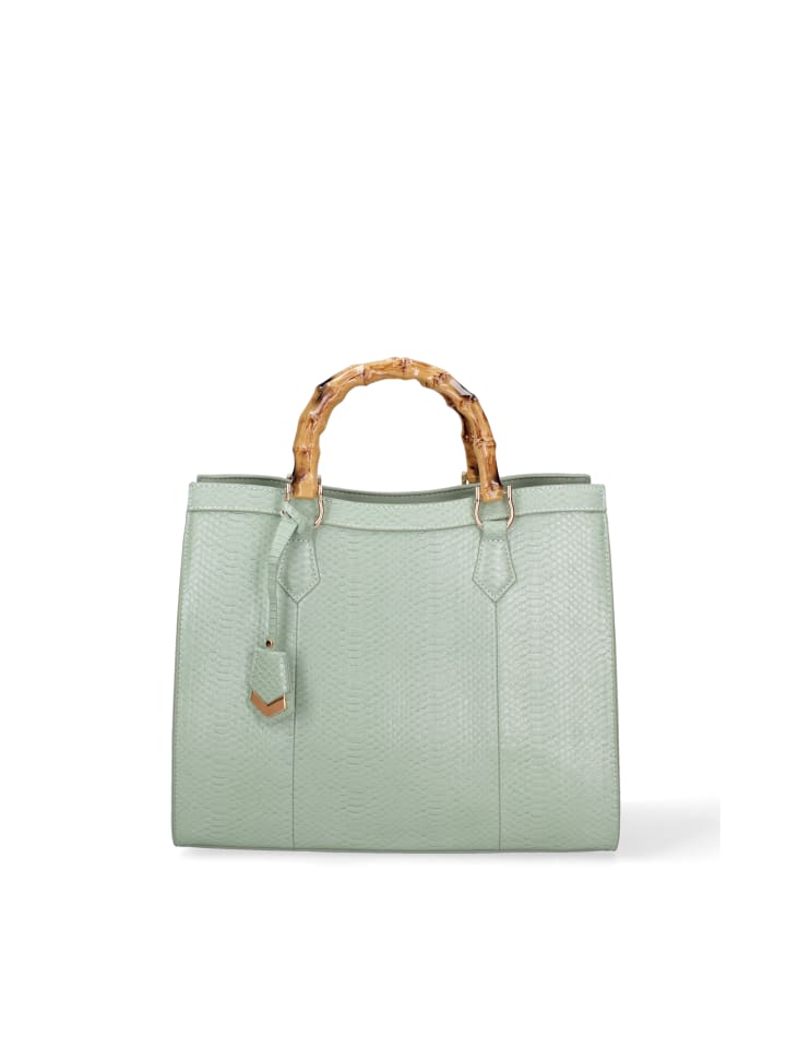 Schultertasche in WATER GREEN