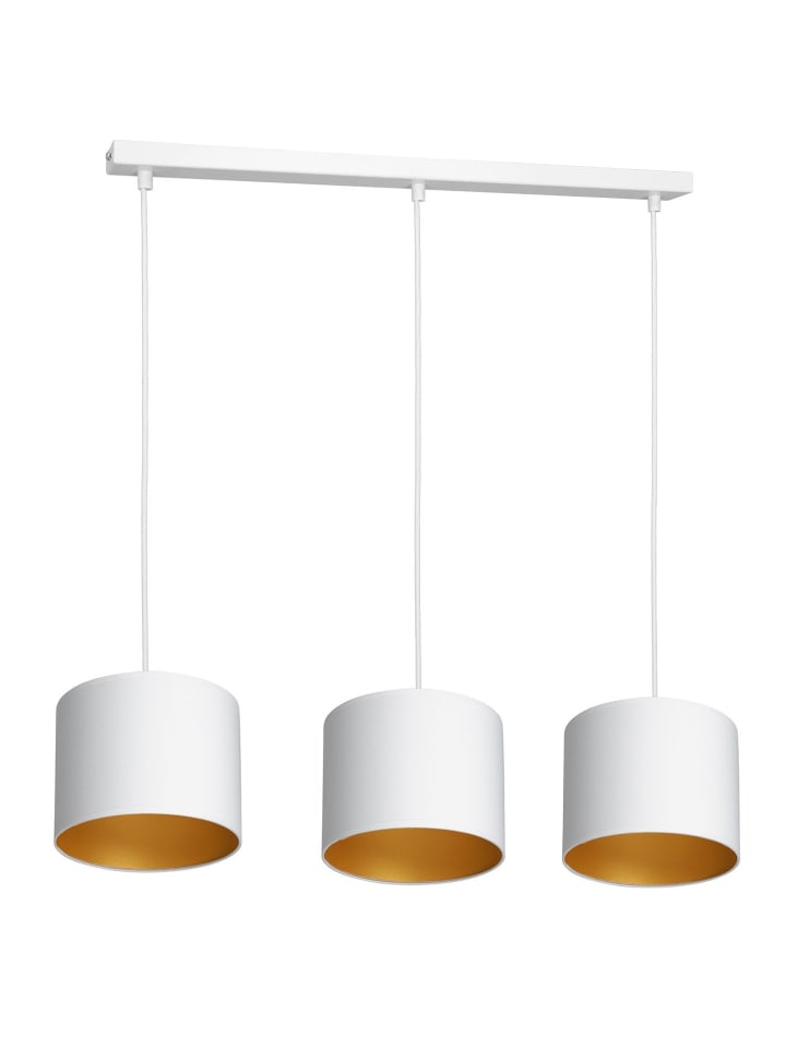 Pendelleuchte (B)18 x (L)75 x (T)110 cm in Weiß Gold