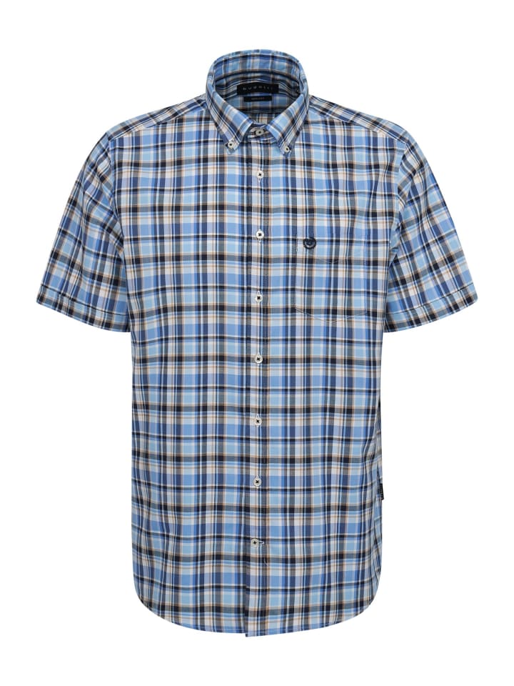 Hemd Kurzarm in 60-blau