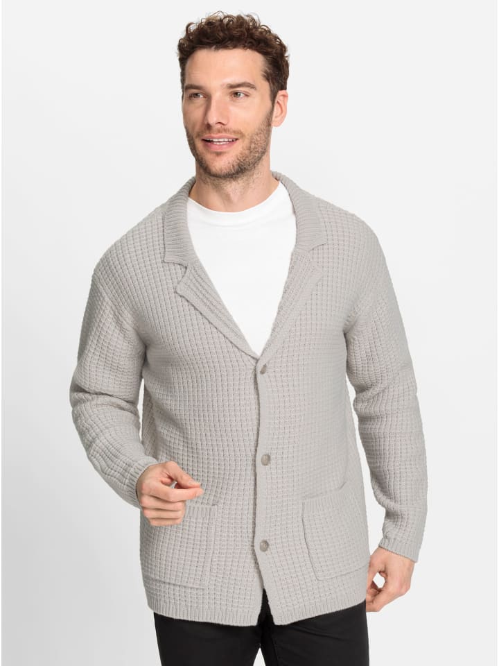 Strickjacke in hellgrau