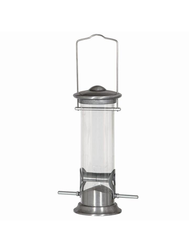 Futtersäule für Mischfutter, 24 cm, Aluminium in silber