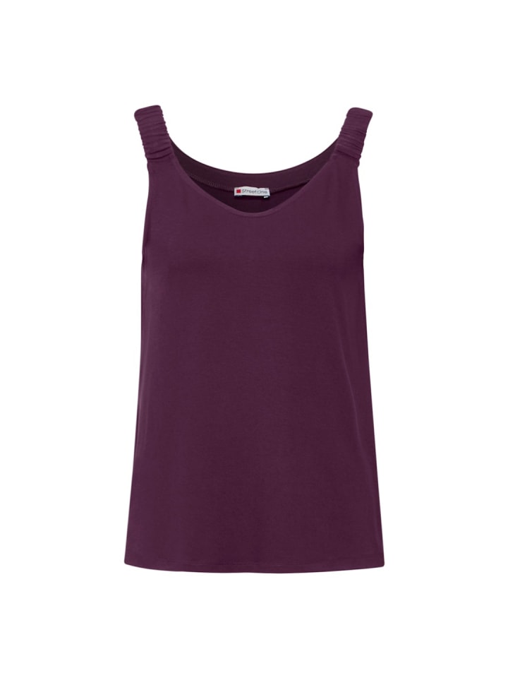 Top in dark berry purple