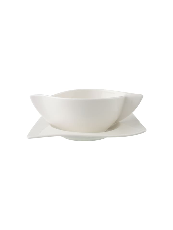 Suppentasse mit Untertasse NewWave in Weiß 260 ml