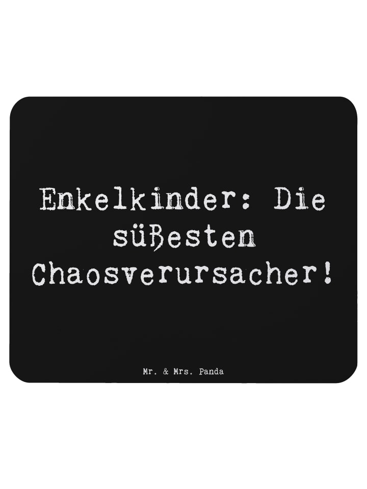 Mauspad Enkelkinder: Die süßesten Chaosverursac... in Schwarz