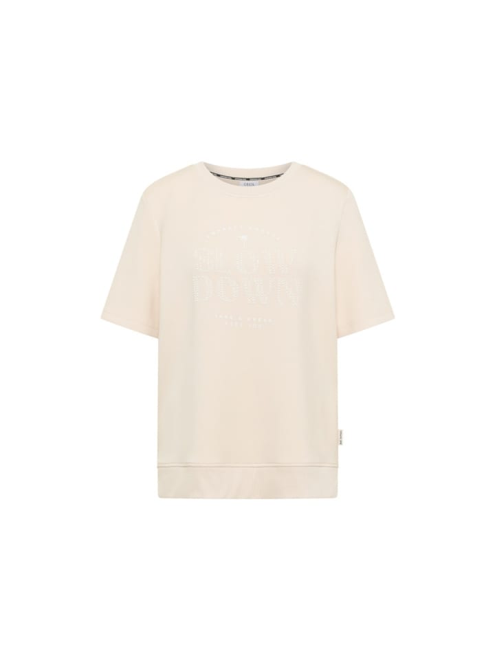 T-Shirt in pearl beige