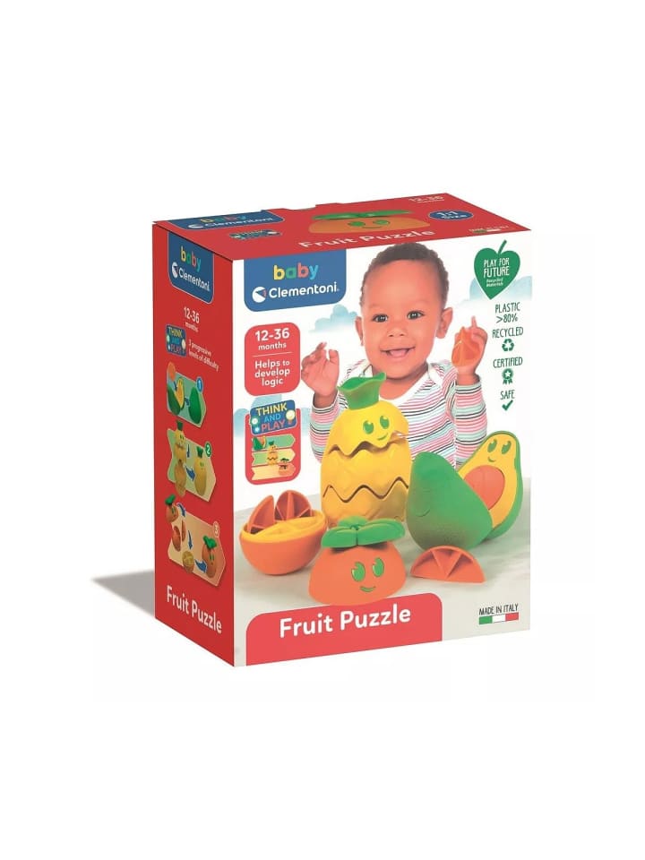 Früchte Friendly Faces Obstsortier-Babyspielzeug, Puzzle