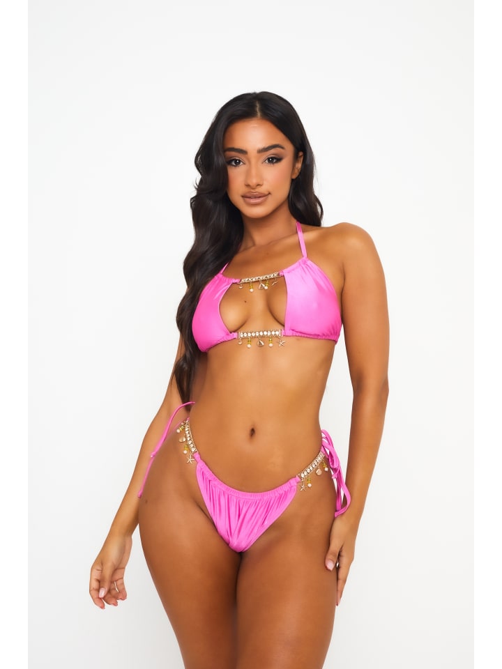 Bikini-Hose Seychellen Seestern in Raspberry Shimmer