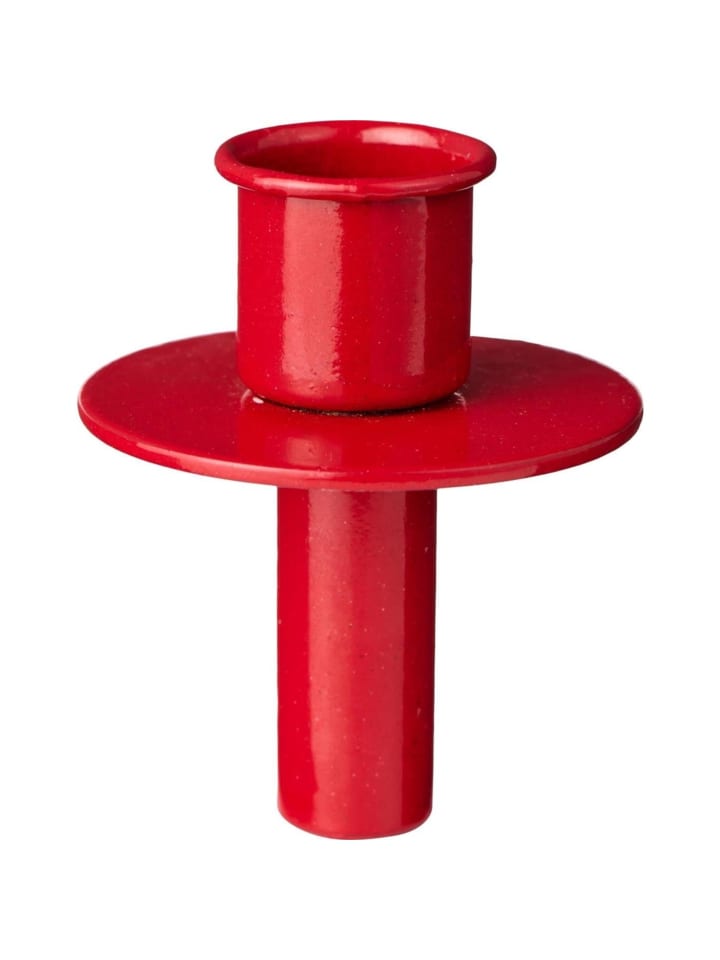 Kerzenhalter für 2,2 cm Stabkerze Flaschenstecker in rot
