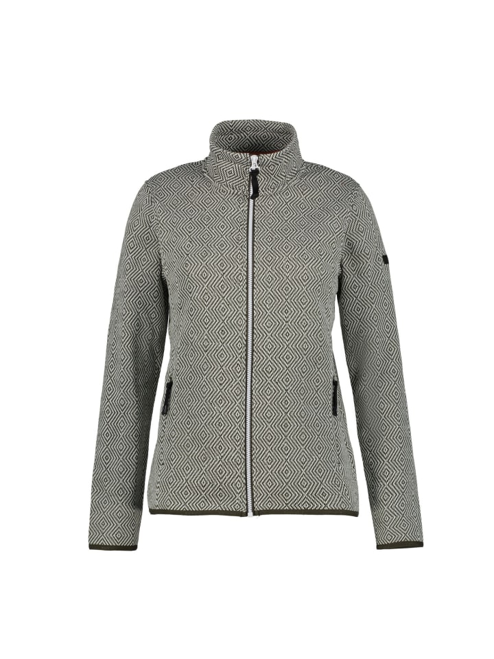 Strickfleecejacke Aulti in grün