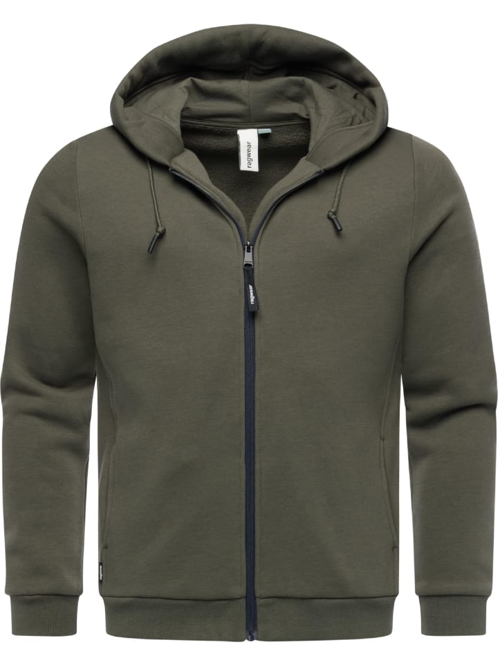 Sweatjacke Wernons in Dark Olive
