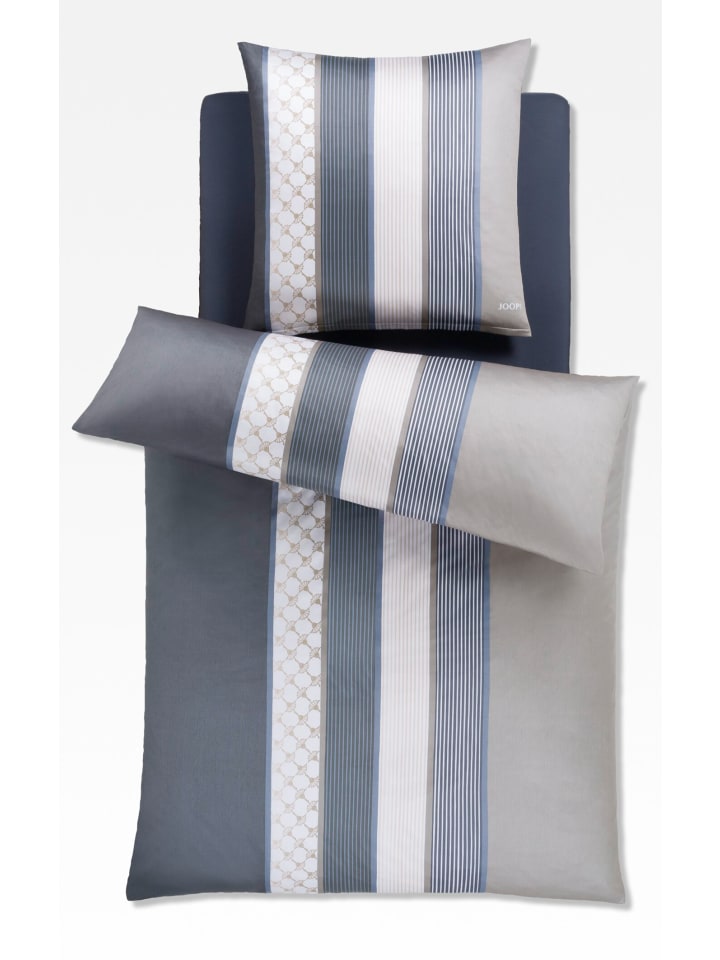 JOOP! CORNFLOWER STRIPES Garnitur 155x220 cm, Deep Coal