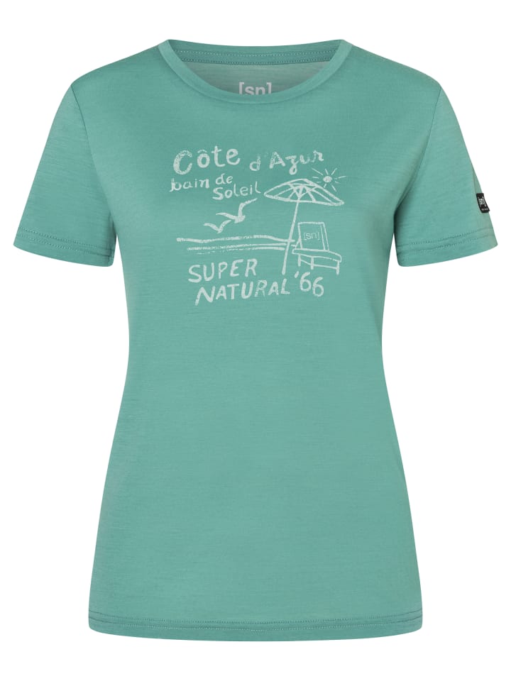 W COTE D'AZUR TEE in Petrol