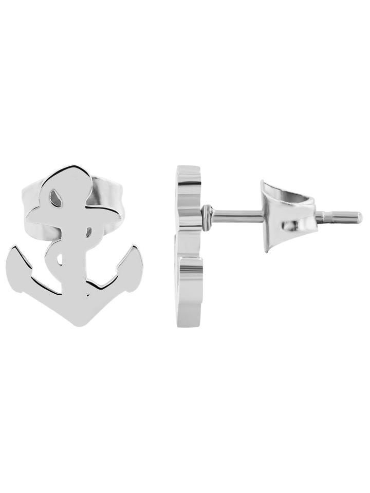 Damen Ohrringe – Ohrstecker aus Edelstahl in silber