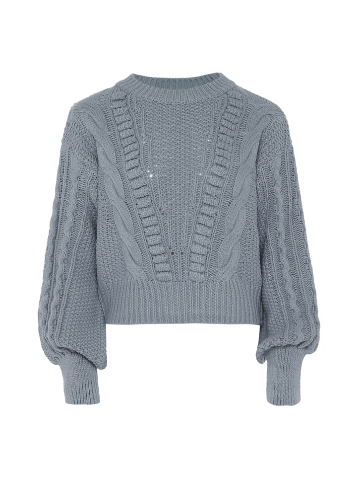 Women Sweater in Blau Grau