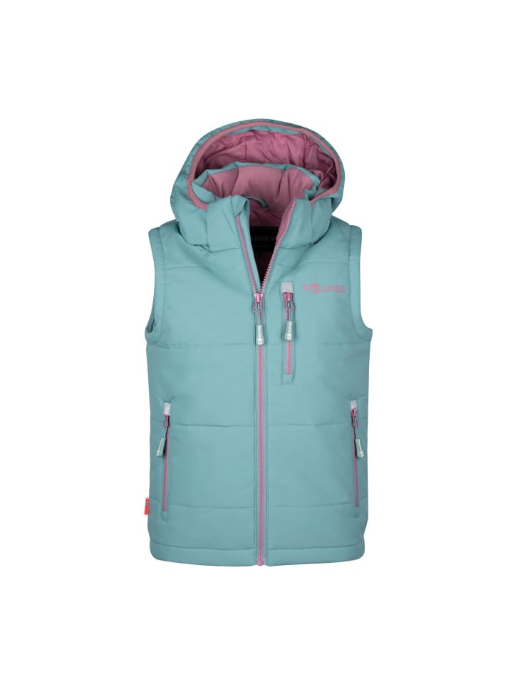 Funktionsweste Narvik XT in glacier green/orchid