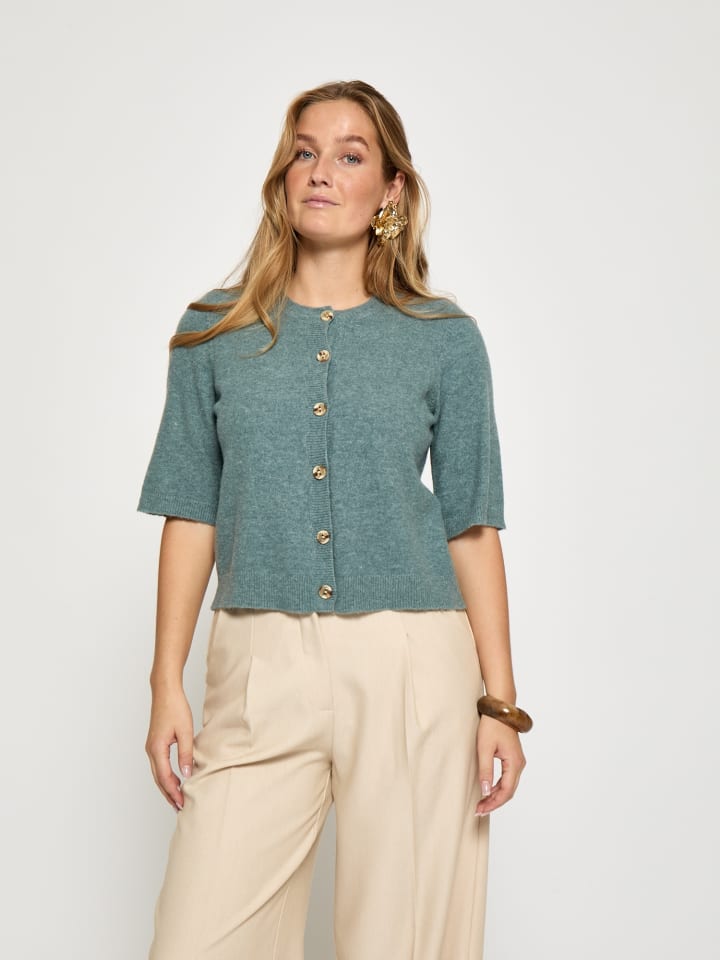 Strickjacke in North Atlantic Mel.