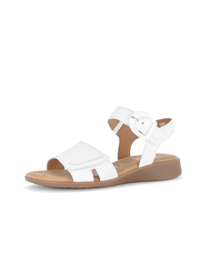 Riemchensandalen in weiß
