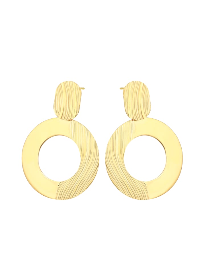 Women Stud Earrings in Gold
