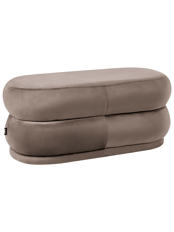 Bettbank ELLENDALE in Braun - (W) 90 x (H) 40 x (L) 41 cm