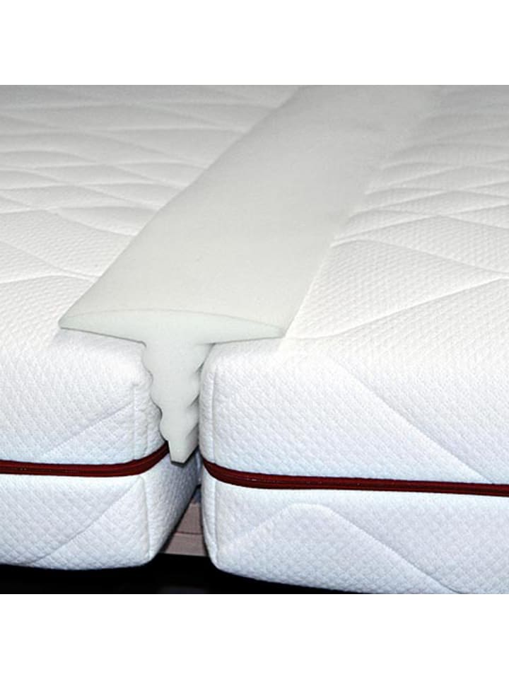 Doppelbett-Brücke in weiß