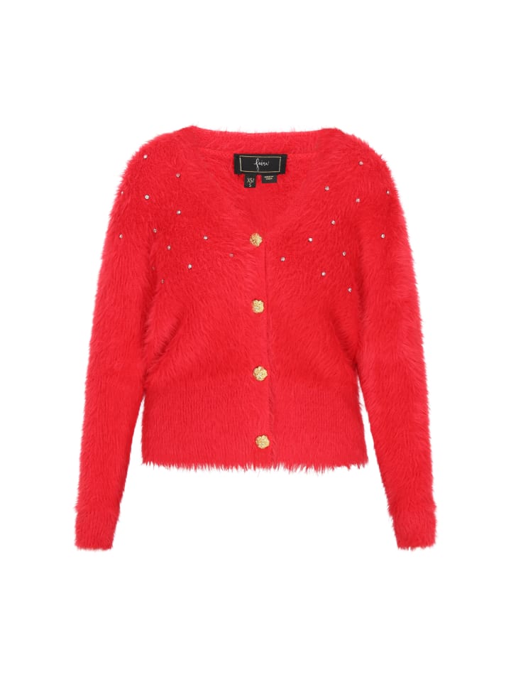 Women Cardigan in red