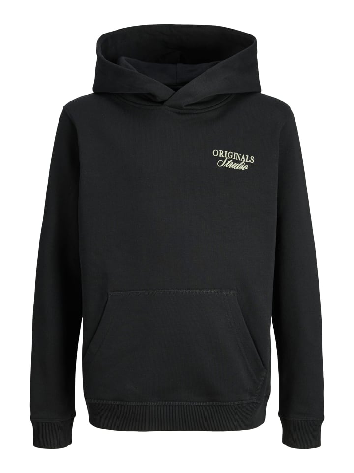 Hoodie JORNORREBRO TYPO BACK SWEAT HOOD JNR in black