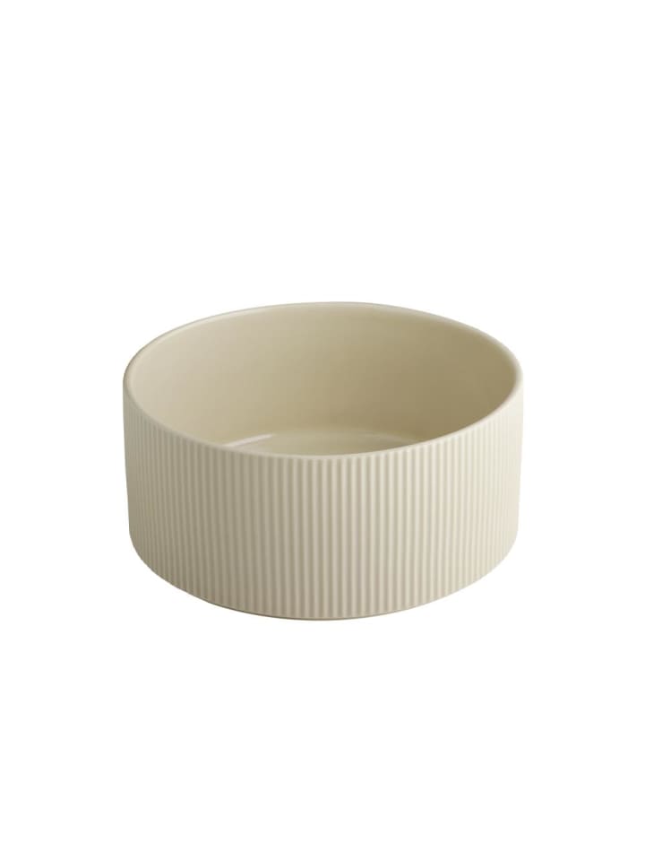 Schale THE GRID in sand - Ø 23 cm, H: 10,5 cm 2,5 Liter