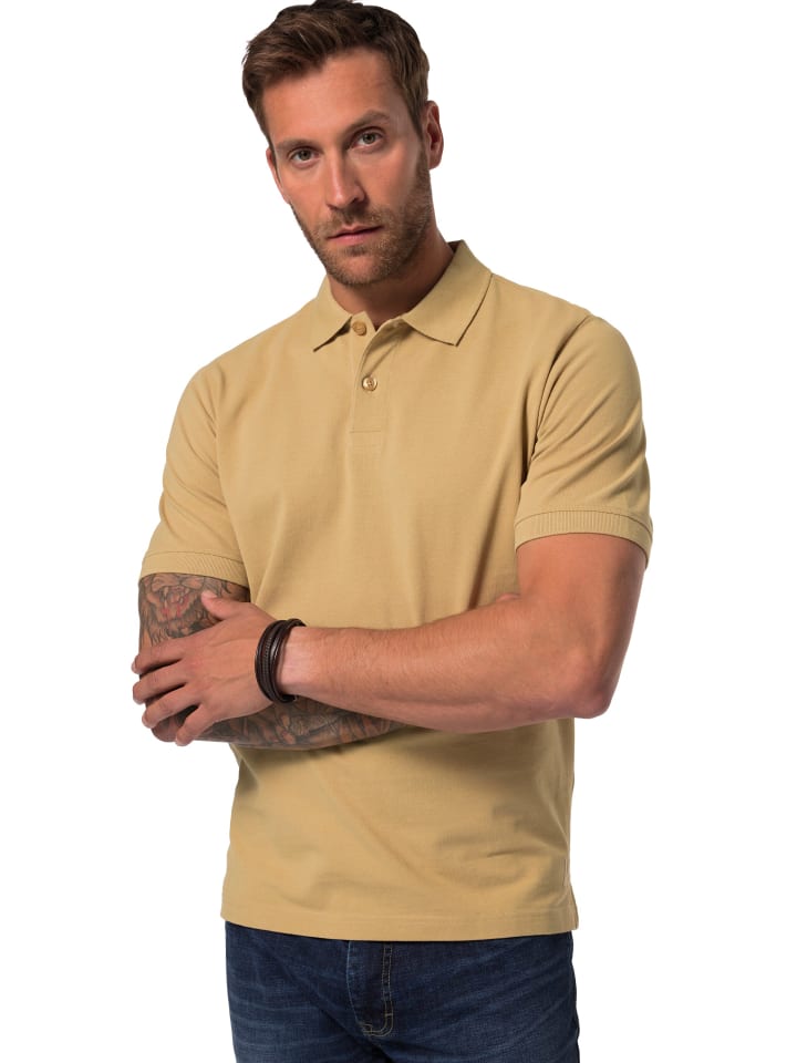 Poloshirt in sandbraun