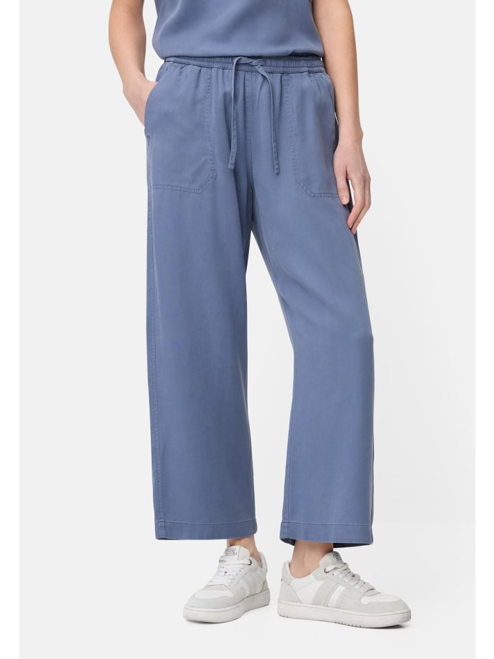 Culotte mit Tunnelzug in Ozeanblau