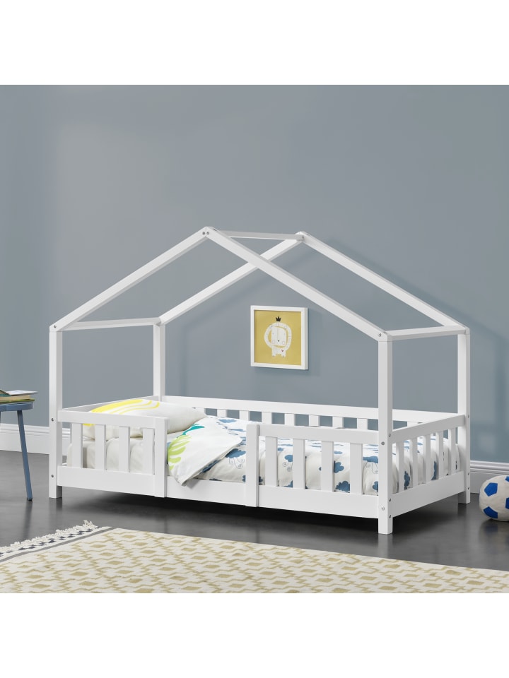 Kinderbett Treviolo in Weiß (L)160cm (B)80cm