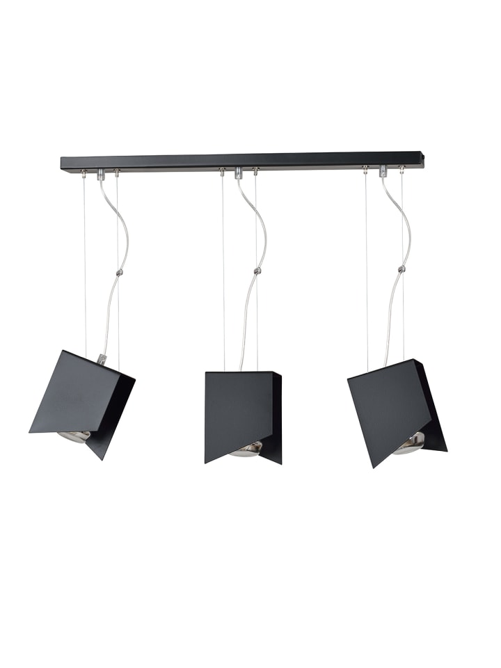 Pendelleuchte (B)15 x (L)70 cm in Schwarz Chrom
