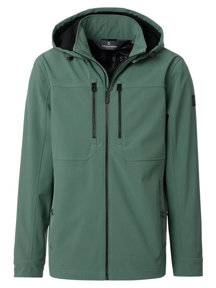 Softshelljacke Basic in Grün