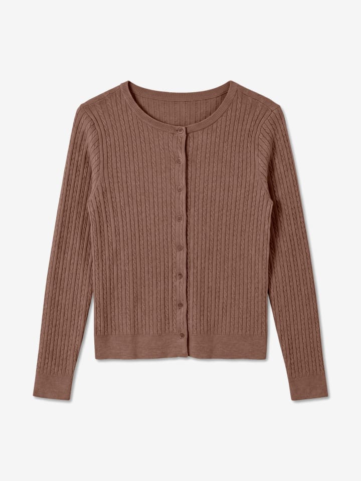 Strickjacke in Fossil