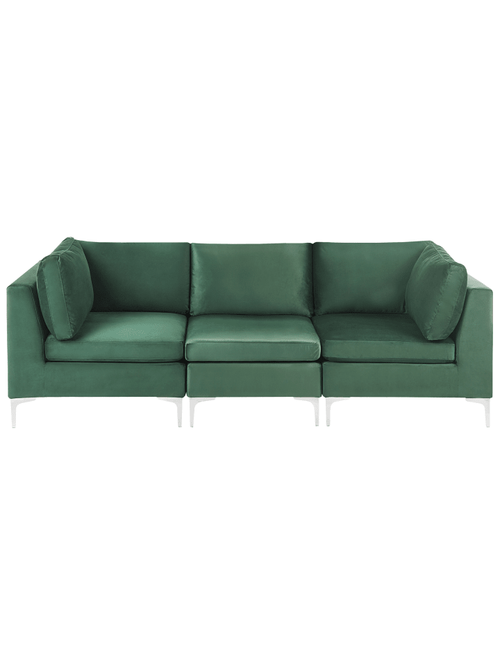 3-tlg Modulsofa EVJA in Grün