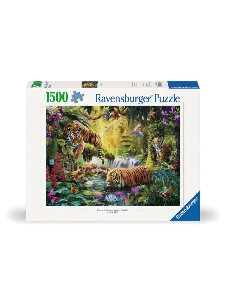 Ravensburger Puzzle 1.500 Teile Idylle am Wasserloch in bunt
