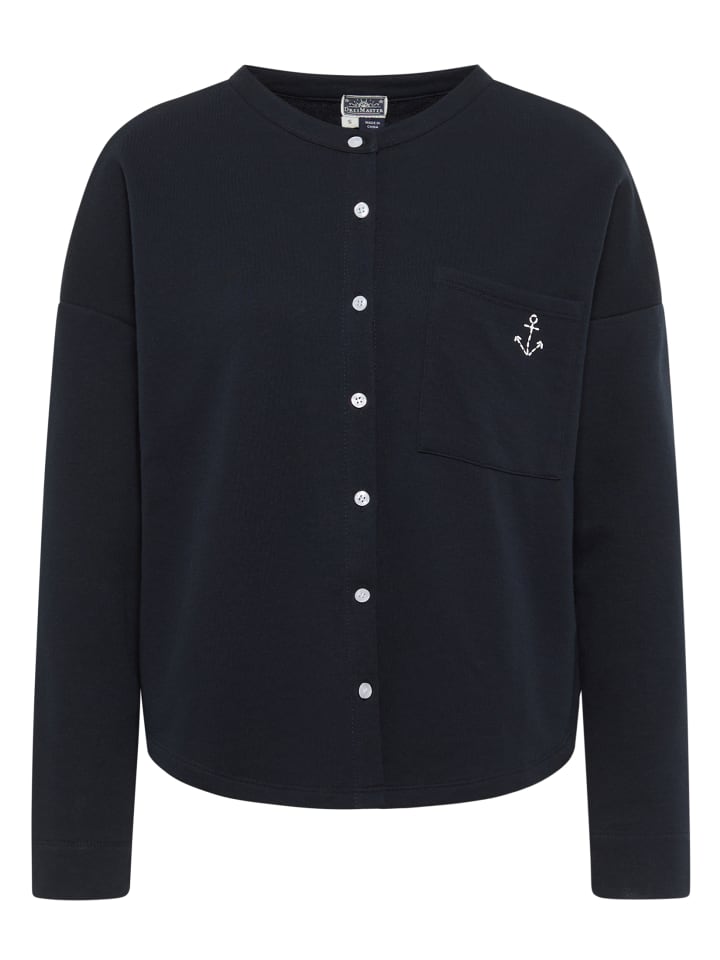 Damen Sweatjacke in Marine