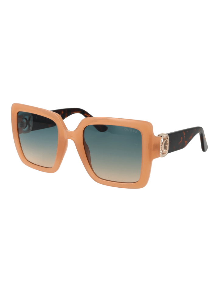 Frauen Sonnenbrille Quadratisch Beige