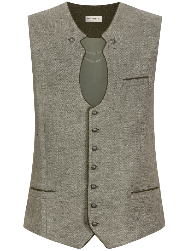 Stockerpoint Trachtenweste Bennet in olive