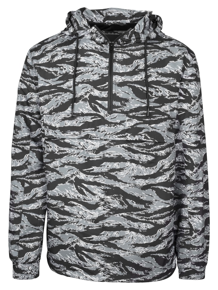 Windbreaker in stone camo