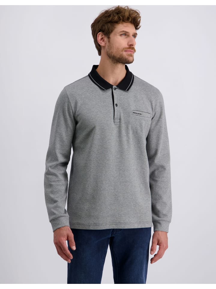 Langarmshirt in Schwarz