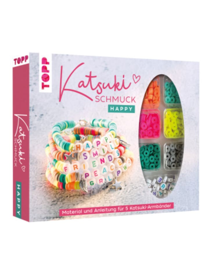 Nonbook - Katsuki Schmuckset mit Buchstabenperlen - Happy