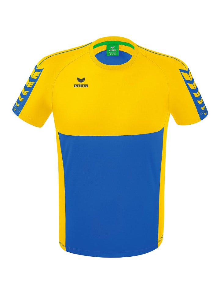 Kinder Six Wings T-Shirt in new royal/gelb