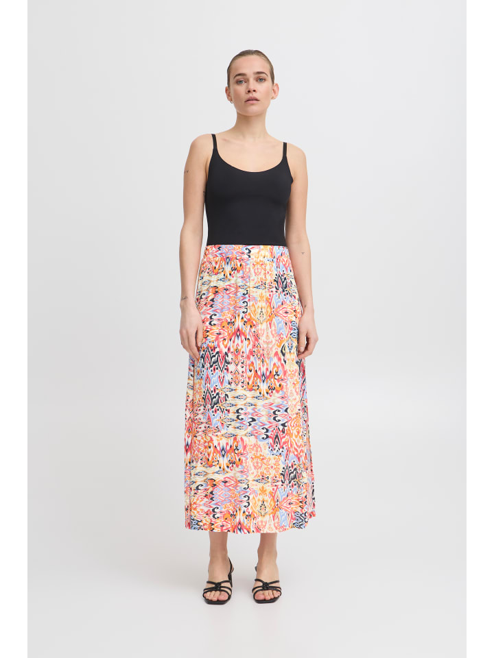 Rock IHMARRAKECH Regular fit in Geranium Multi Ikat Aop