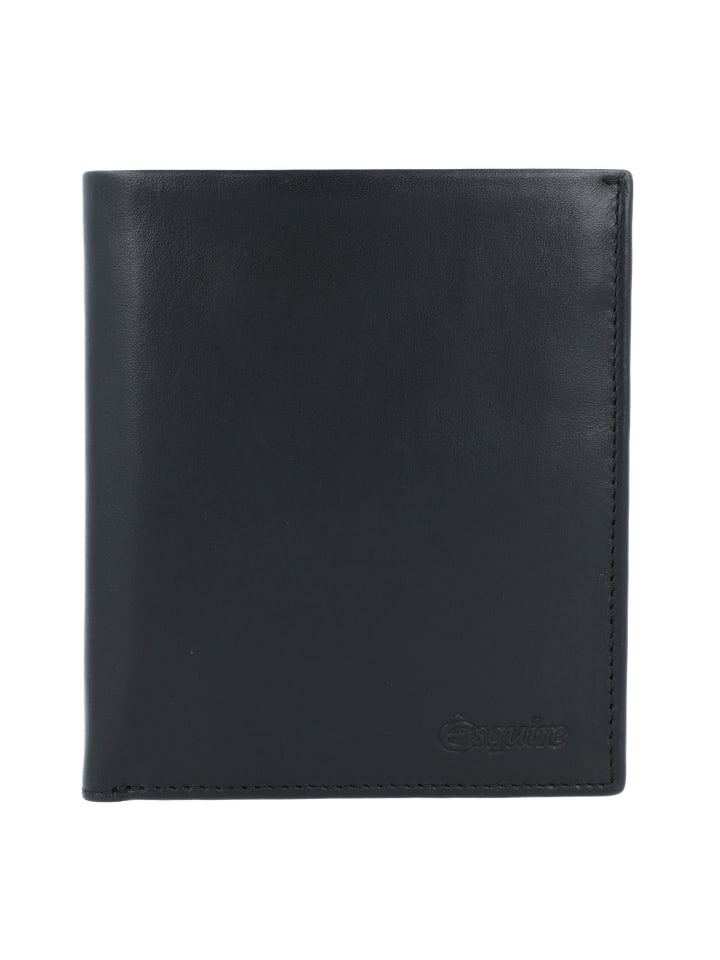 New Silk Geldbörse Leder 10 cm schwarz