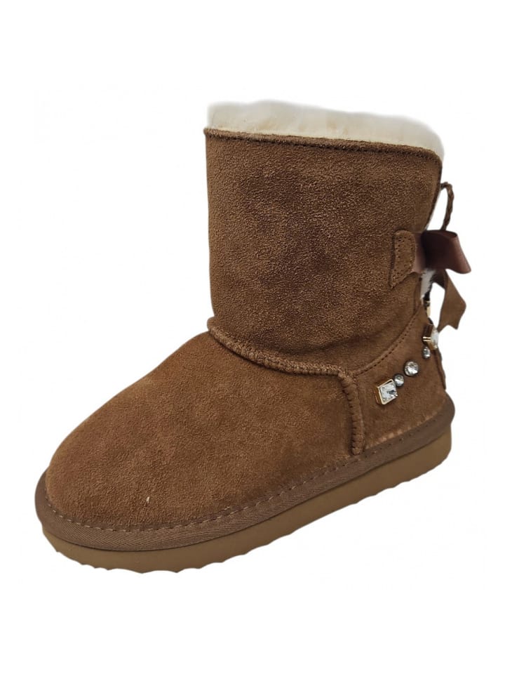 Stiefel in Beige