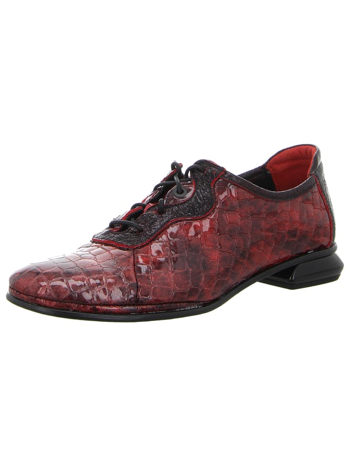Schnürschuh in rot