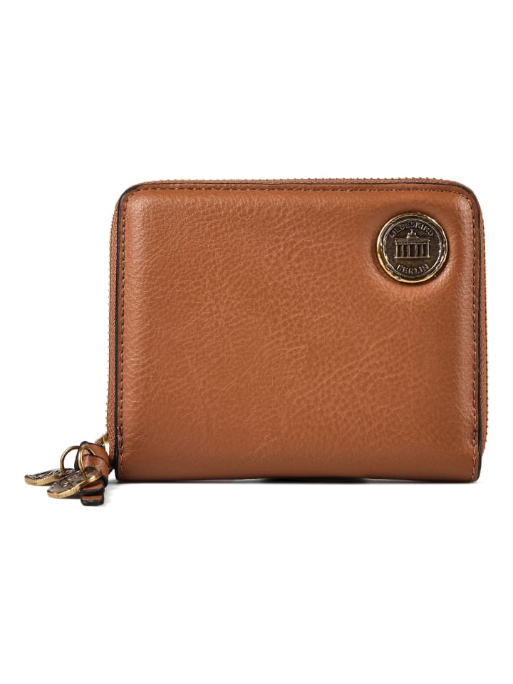 Ryker Geldbörse Leder 12.5 cm cognac