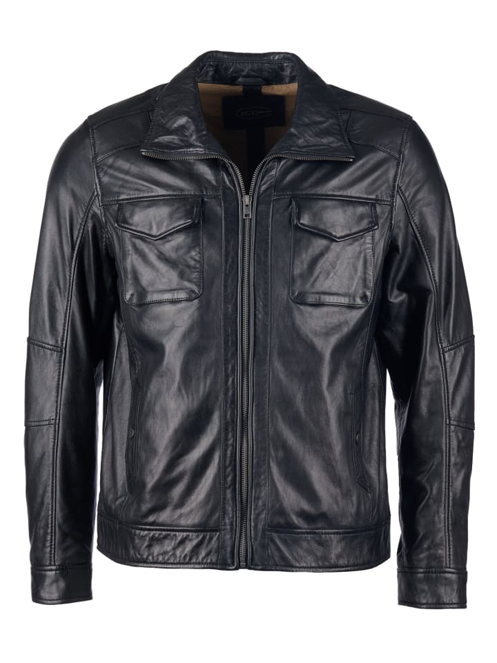 Lederjacke 3102101BI in schwarz