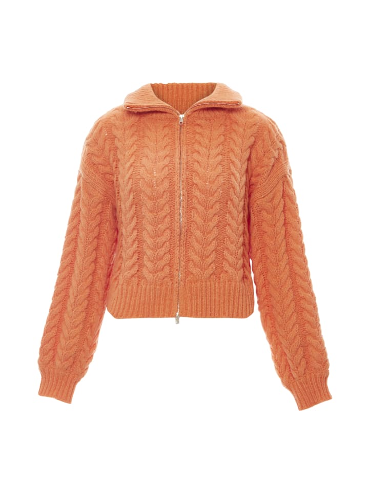 Damen Strickjacke in ORANGE